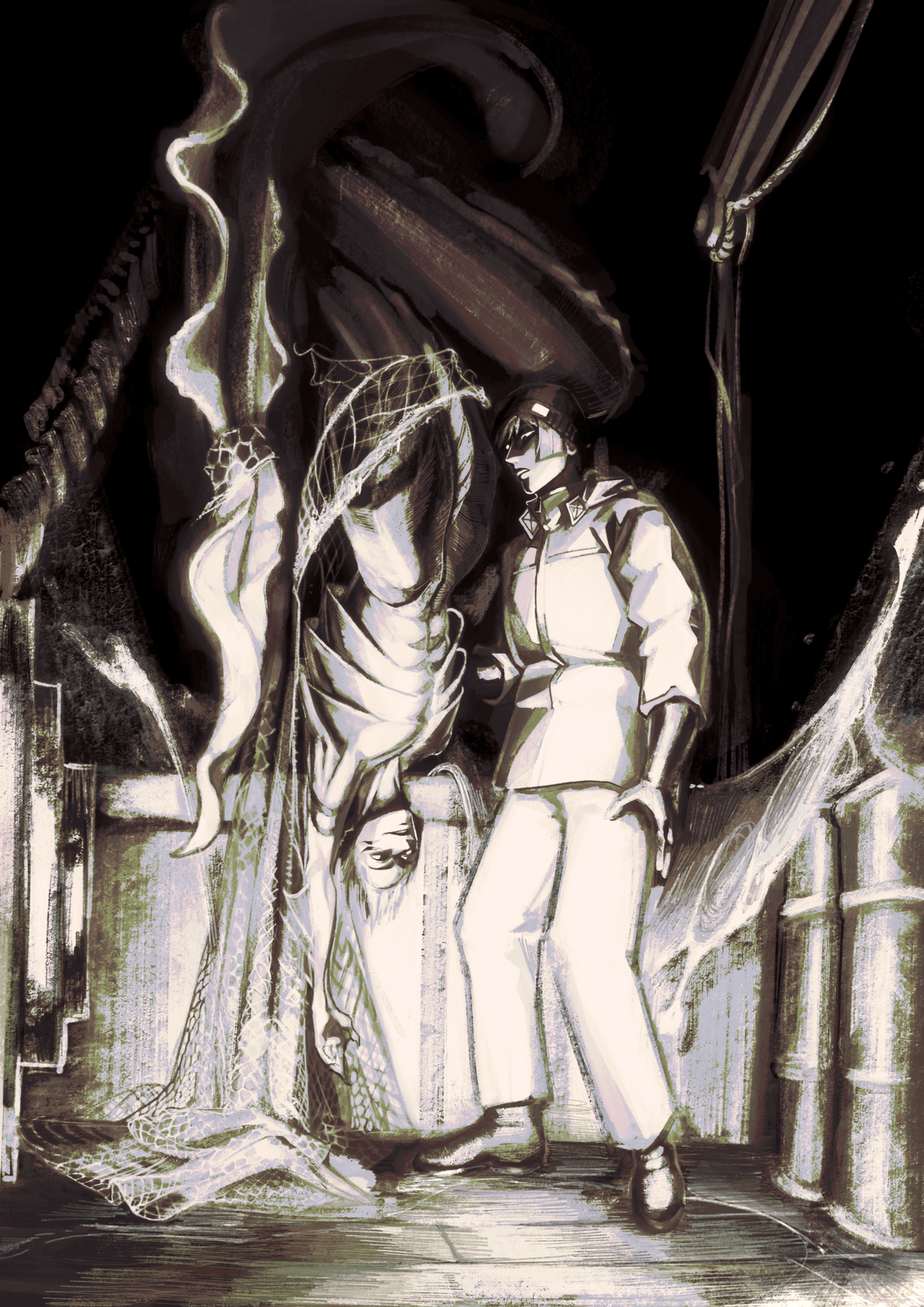 'night terrors' — zine work, 2023