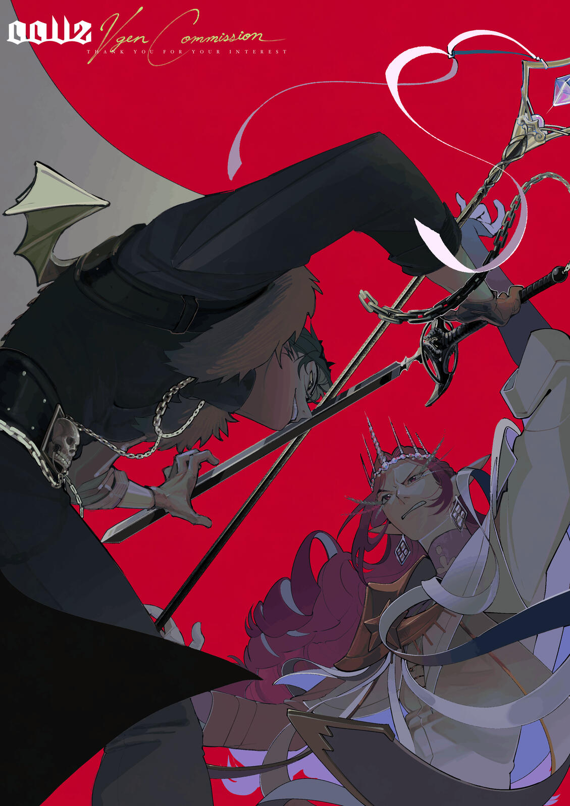 "grandiflora" — commission work, 2025