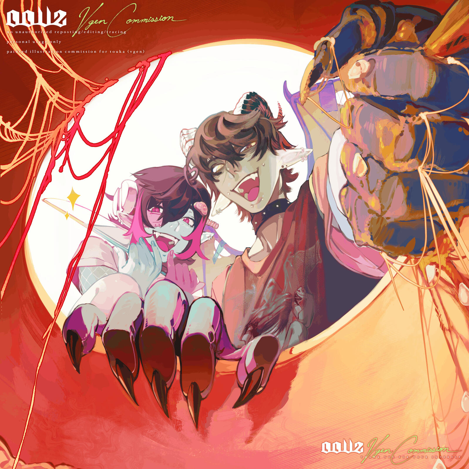 "touka" — commission work, 2025